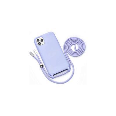 Funda con cuerda iPhone 12 Mini (morado/azul) 