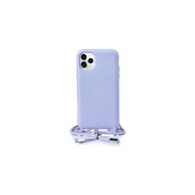Funda con cuerda iPhone 12 Pro Max (morado/azul) 