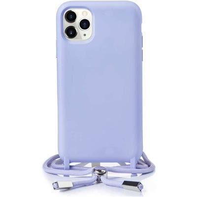 Funda Gel Tacto Silicona + Colgante Azul Turquesa Xiaomi Mi 11i